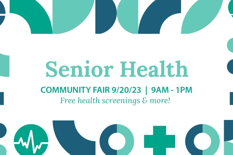 Senior Health Fair graphic